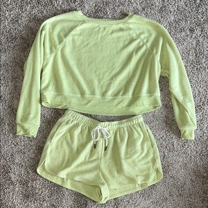 Lime Green Women's Lounge Set